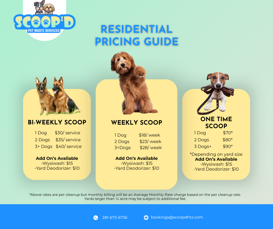 pooper scooper near me, pet waste clean up, pet waste pricing, dog poop, pet waste removal, scoop, scooped